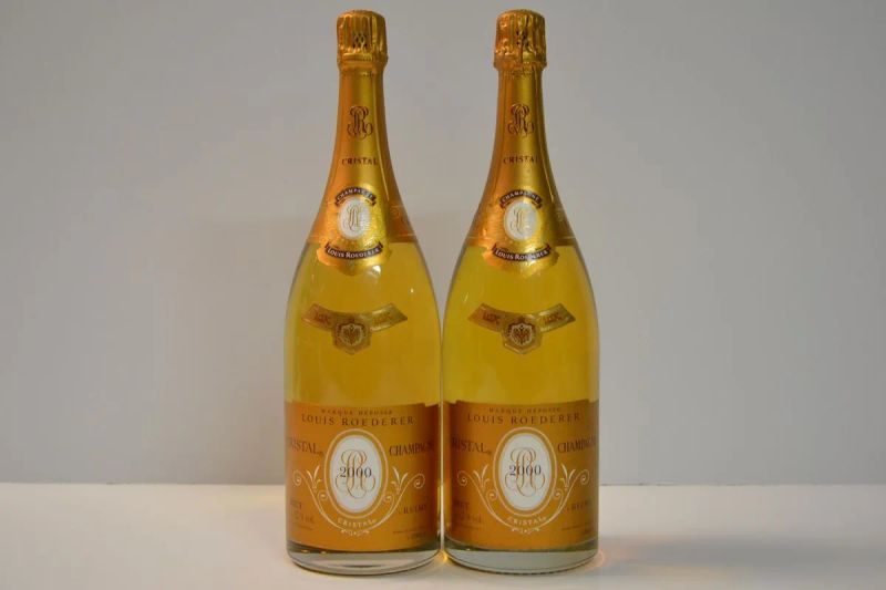 Cristal Louis Roederer 2000  - Asta Vini da Collezione da Importanti Cantine Private Italiane - Pandolfini Casa d'Aste