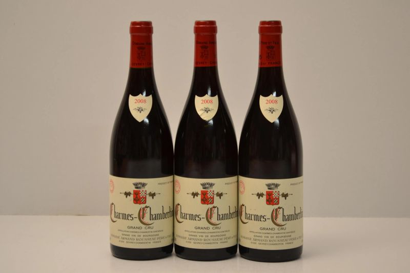 Charmes-Chambertin Domaine Armand Rousseau 2008  - Asta Una Eccezionale Selezione di Vini e Distillati Internazionali da Collezioni Private - Pandolfini Casa d'Aste