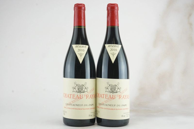 Ch&acirc;teauneuf-du-Pape R&eacute;serve Ch&acirc;teau Rayas 2010  - Asta L'Armonia del Tempo | VINI PREGIATI E DA COLLEZIONE - Pandolfini Casa d'Aste