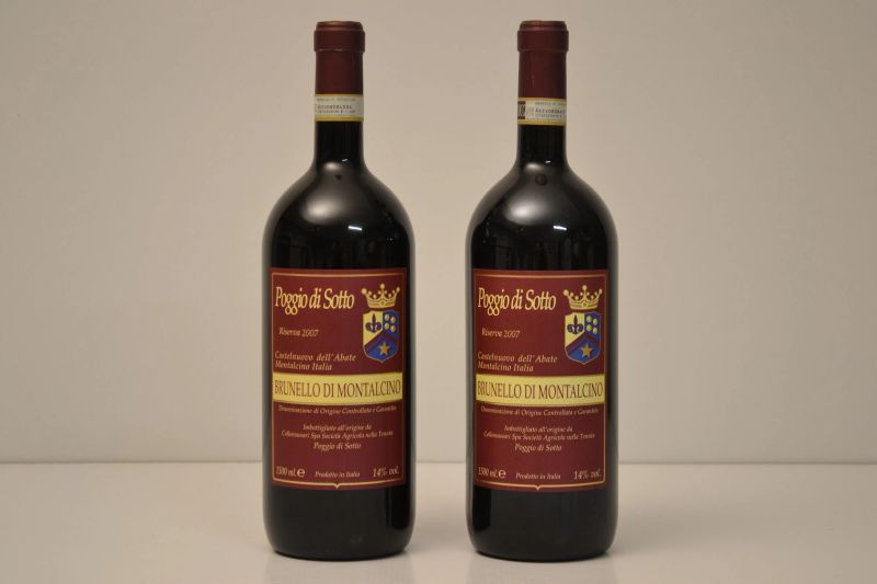 Brunello di Montalcino Riserva Fattoria Poggio di Sotto 2007  - Auction An Extraordinary Selection of Finest Wines from Italian Cellars - Pandolfini Casa d'Aste