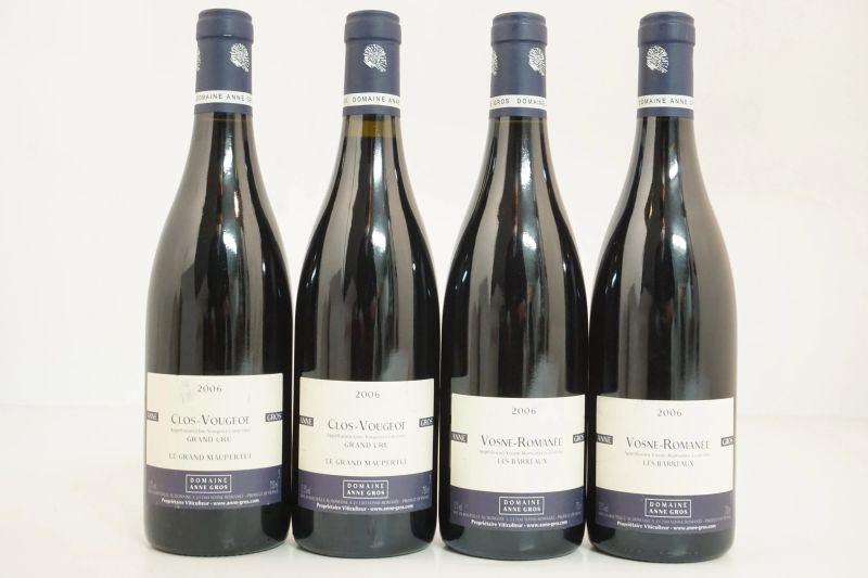      Selezione Domaine Anne Gros 2006   - Auction Wine&Spirits - Pandolfini Casa d'Aste