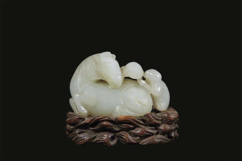      INTAGLIO, CINA, DINASTIA QING, SEC. XIX   - Auction Asian Art - &#19996;&#26041;&#33402;&#26415; - Pandolfini Casa d'Aste