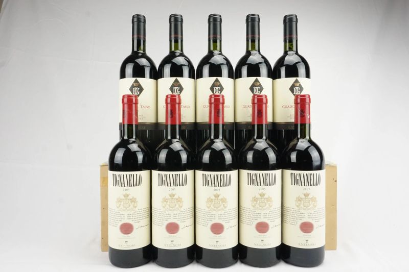      Selezione Antinori 2005   - Asta Il Fascino e l'Eleganza - Un percorso tra i migliori Vini italiani e francesi - Pandolfini Casa d'Aste