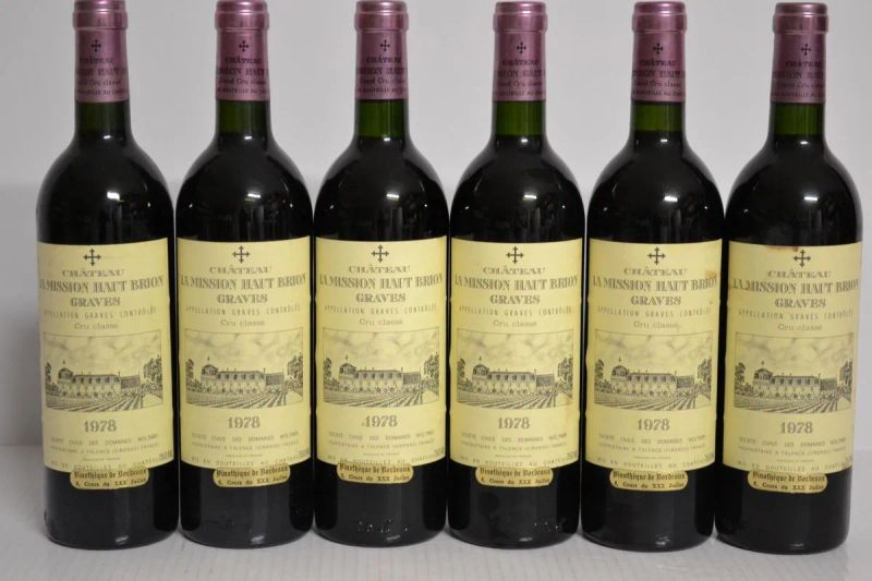 Chateau La Mission Haut Brion 1978  - Asta Vini Pregiati e da Collezione - Pandolfini Casa d'Aste