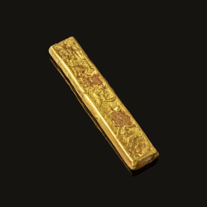 



RED GOLD INGOT, CHINA, QING DYNASTY, 18TH&ndash;19TH CENTURY  - Auction Asian Art | 东方艺术 - Pandolfini Casa d'Aste