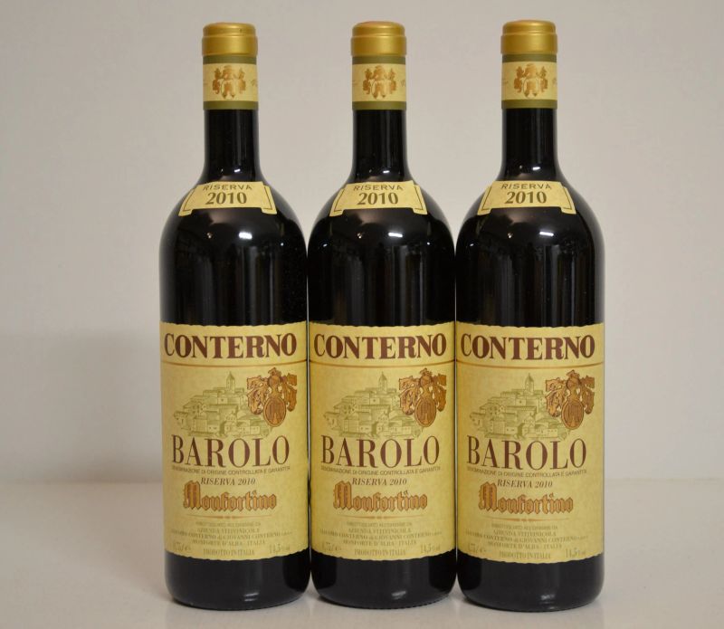 Barolo Monfortino Riserva Giacomo Conterno 2010  - Auction  An Exceptional Selection of International Wines and Spirits from Private Collections - Pandolfini Casa d'Aste