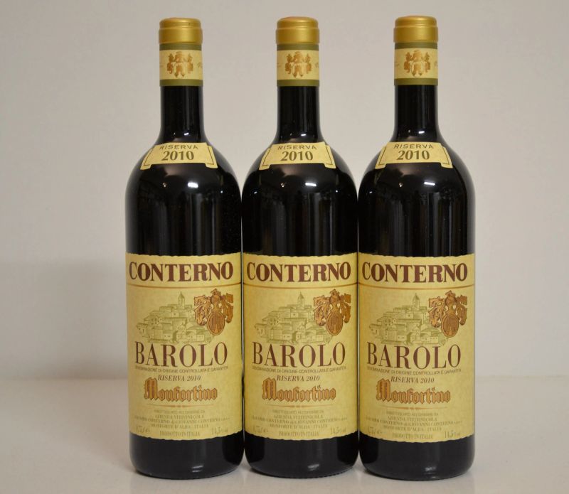 Barolo Monfortino Riserva Giacomo Conterno 2010  - Asta Una Eccezionale Selezione di Vini e Distillati Internazionali da Collezioni Private - Pandolfini Casa d'Aste