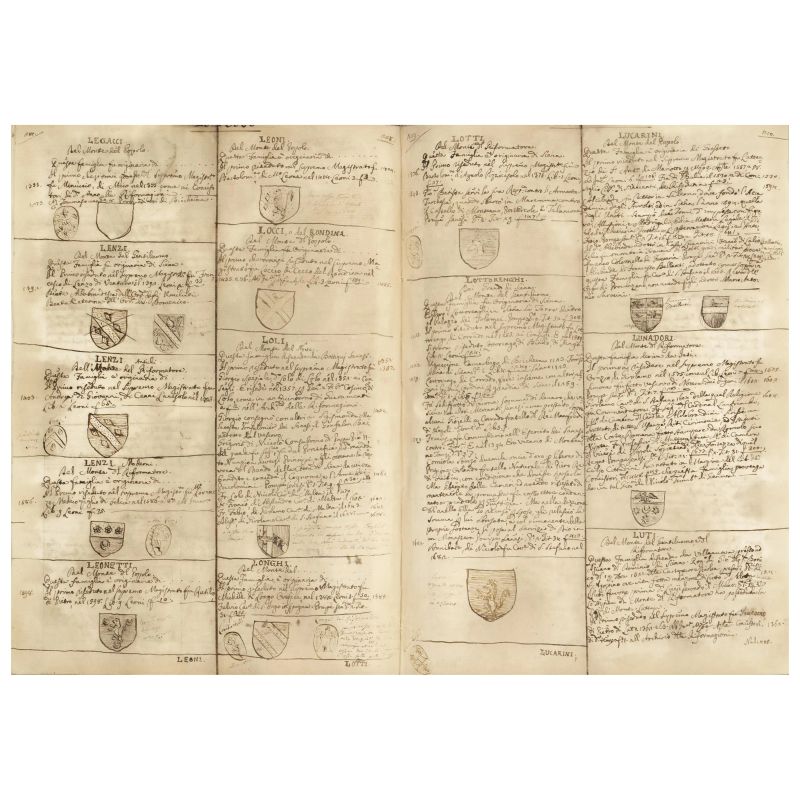 Study copy of an important Sienese priorist  - Auction BOOKS, MANUSCRIPTS AND AUTOGRAPHS - Pandolfini Casa d'Aste