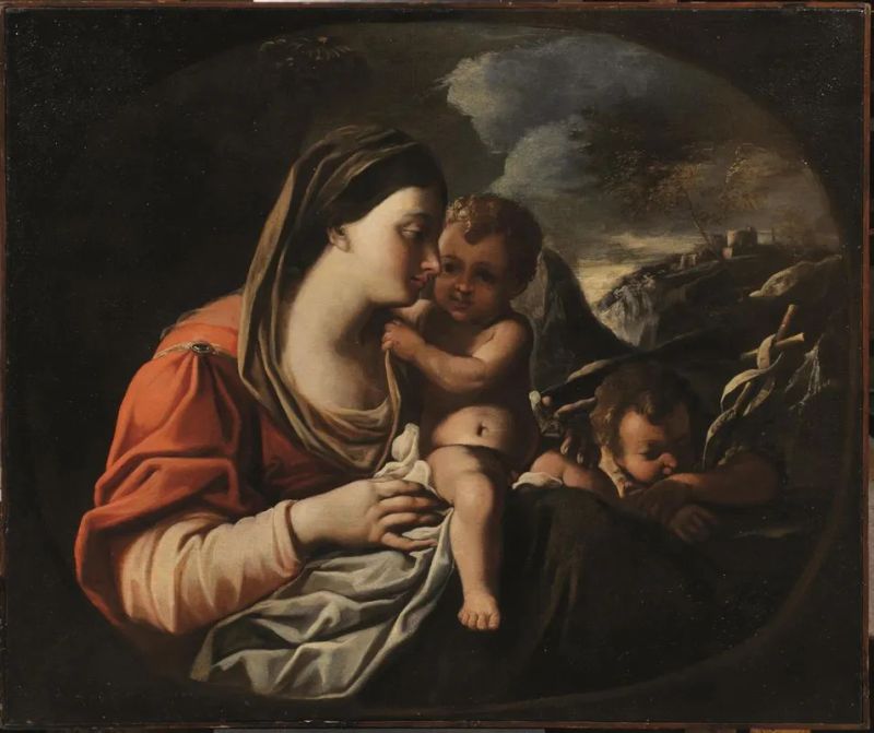 Scuola emiliana, sec. XVII  - Auction 19th century Paintings - II - Pandolfini Casa d'Aste