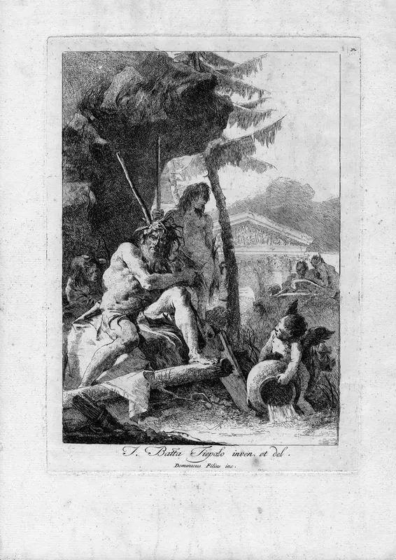 Tiepolo, Giandomenico  - Asta Disegni e stampe dal XVI al XX secolo - Libri e Autografi - Pandolfini Casa d'Aste