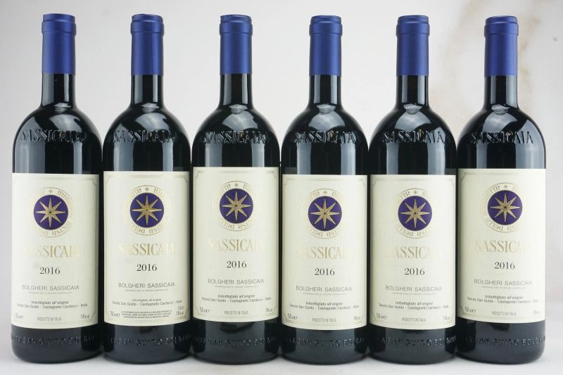 Sassicaia Tenuta San Guido 2016  - Auction L'Armonia del Tempo | FINEST AND RAREST WINES - Pandolfini Casa d'Aste