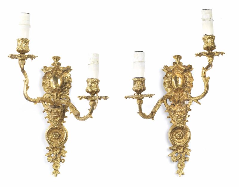      COPPIA DI APPLIQUES IN STILE SETTECENTESCO   - Auction European furniture and works of art - Pandolfini Casa d'Aste