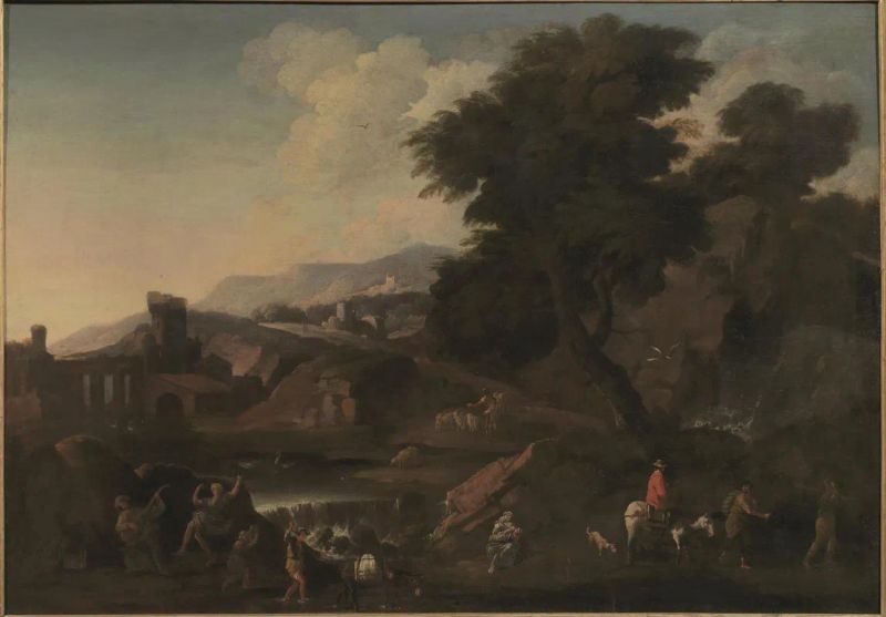 Pittore nordico a Roma, sec. XVII  - Auction 19th century Paintings - II - Pandolfini Casa d'Aste