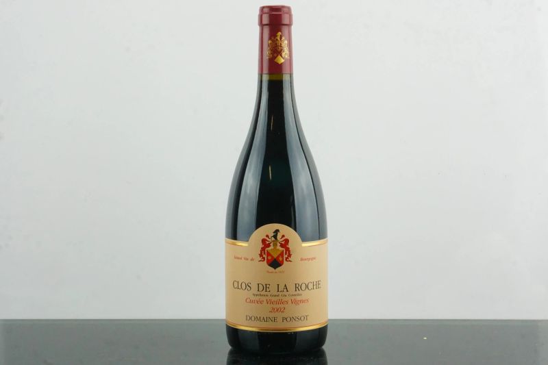 Clos de la Roche Cuv&eacute;e Vieilles Vignes Domaine Ponsot 2002  - Asta AS TIME GOES BY | Vini Pregiati e da Collezione - Pandolfini Casa d'Aste