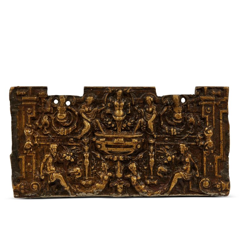 



Workshop of Jamnitzer Wentzel, 16th century, Fountain with figures and orans, bronze  - Auction PLAQUETTES, MEDALS, AND SMALL BRONZE SCULPTURES FROM THE COLLECTION OF MARIO SCAGLIA AND OTHER PROVENANCES - Pandolfini Casa d'Aste