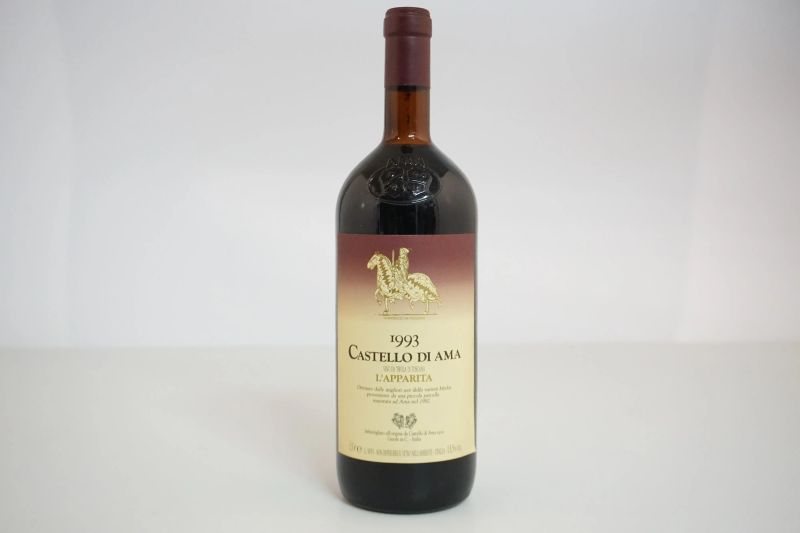 L&rsquo;Apparita Castello di Ama 1993  - Auction Auction Time | Smart Wine - Pandolfini Casa d'Aste
