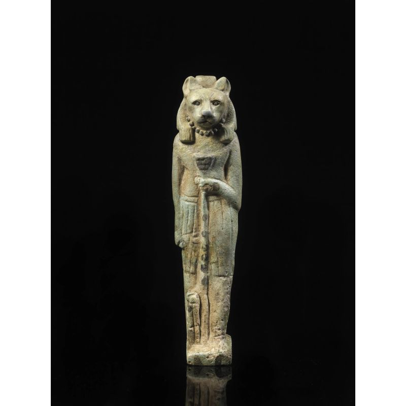 



AMULETO DELLA DEA SEKHMET CON PAPIRO  - Asta ARCHEOLOGIA - Pandolfini Casa d'Aste