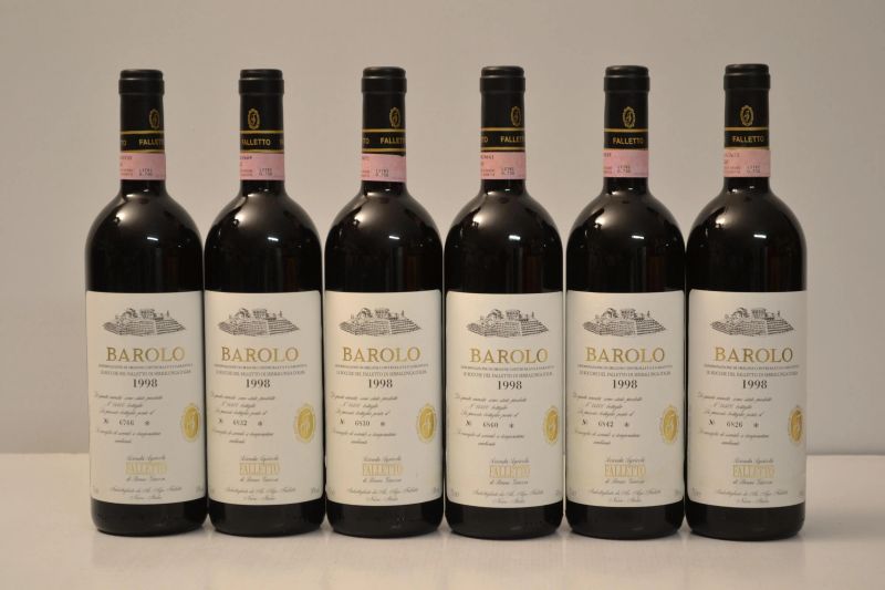 Barolo Le Rocche di Falletto Etichetta Bianca Bruno Giacosa 1998  - Auction the excellence of italian and international wines from selected cellars - Pandolfini Casa d'Aste