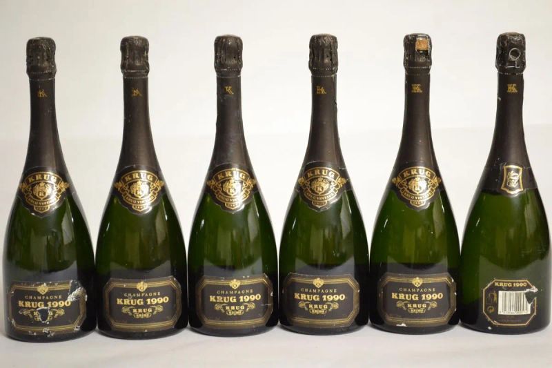 Krug 1990  - Asta Vini pregiati e da collezione - Pandolfini Casa d'Aste