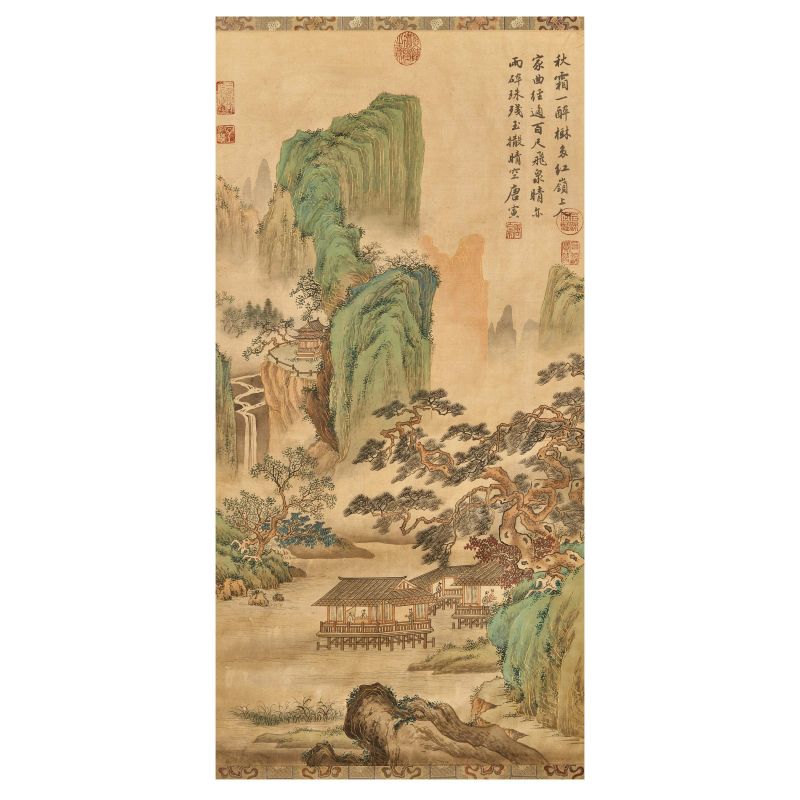 



PANNELLO DIPINTO, CINA, DINASTIA QING, SEC. XIX  - Asta Arte Orientale | 东方艺术 - Pandolfini Casa d'Aste