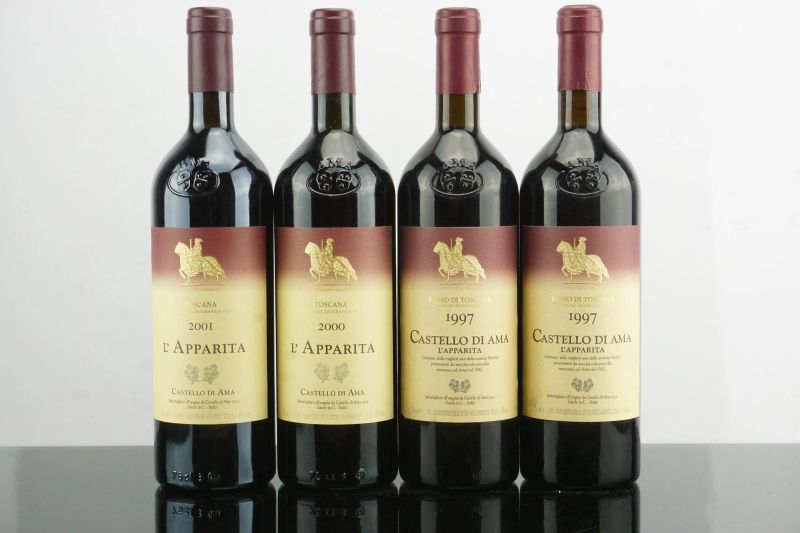 L&rsquo;Apparita Castello di Ama  - Auction AS TIME GOES BY | Fine and Rare Wine - Pandolfini Casa d'Aste