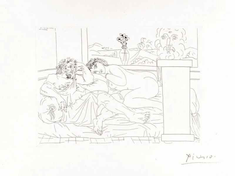 Picasso, Pablo  - Asta Disegni e stampe dal XVI al XX secolo - Libri e Autografi - Pandolfini Casa d'Aste