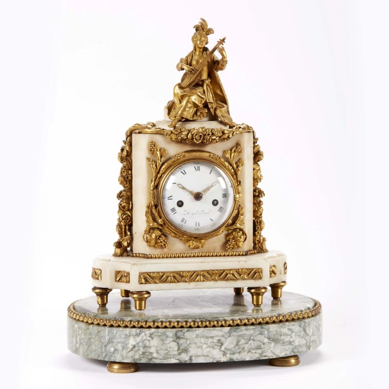 A FRENCH TABLE CLOCK, 18TH CENTURY  - Auction ONLINE AUCTION | ARREDARE CON STILE. MOBILI E OGGETTI D'ARTE - Pandolfini Casa d'Aste
