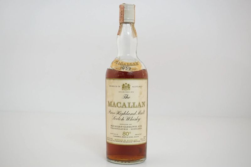 Macallan 1959  - Auction FINE WINES AND SPIRITS - Pandolfini Casa d'Aste