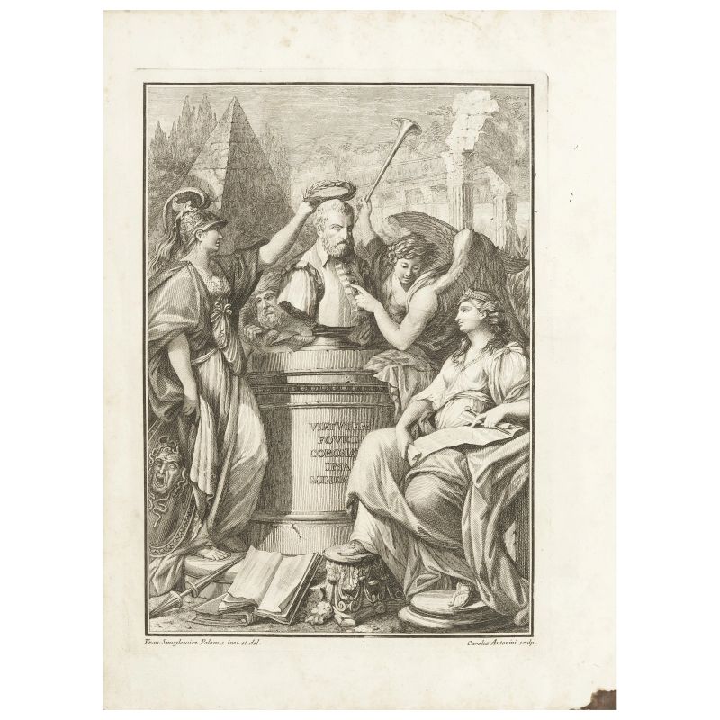 Barozzi da Vignola. Il Vignola illustrato proposto da Giambattista Spampani e Carlo Antonini. Roma, Pagliarini, 1770.  - Asta LIBRI, MANOSCRITTI, AUTOGRAFI E STAMPE - Pandolfini Casa d'Aste