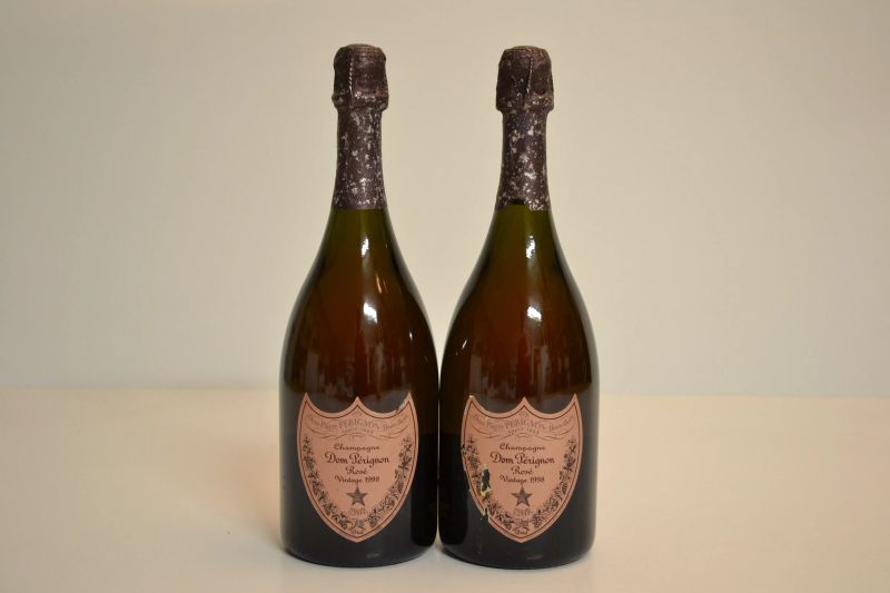 Dom Perignon Ros&eacute; 1998  - Auction A Prestigious Selection of Wines and Spirits from Private Collections - Pandolfini Casa d'Aste