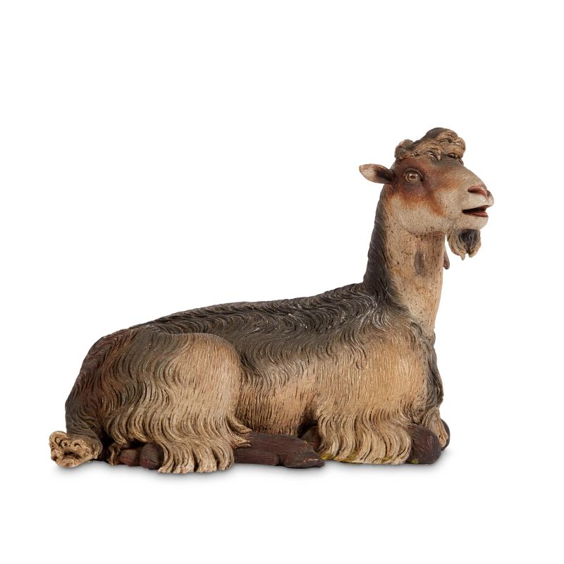 



A CROUCHED GOAT, NAPLES, 18TH/19TH CENTURY  - Auction NEAPOLITAN NATIVITY SHEPHERDS - Pandolfini Casa d'Aste