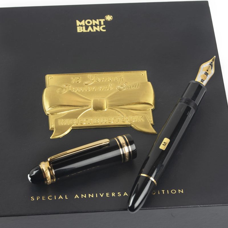 Montblanc : MONTBLANC MEISTERSTUCK N. 149 SPECIAL ANNIVERSARY EDITION 75 YEARS OF PASSION AND SOUL  - Auction ARCADE |  WATCHES AND COLLECTIBLE PENS - Pandolfini Casa d'Aste