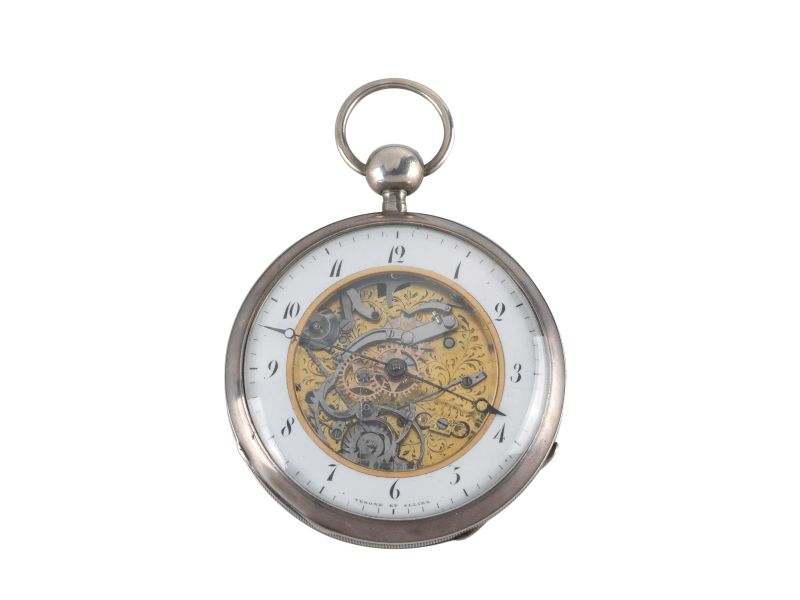 OROLOGIO DA TASCA THEROND & ALLIEZ IN ARGENTO N.16386 CIRCA 1810  - Auction JEWELS, WATCHES AND SILVER - Pandolfini Casa d'Aste