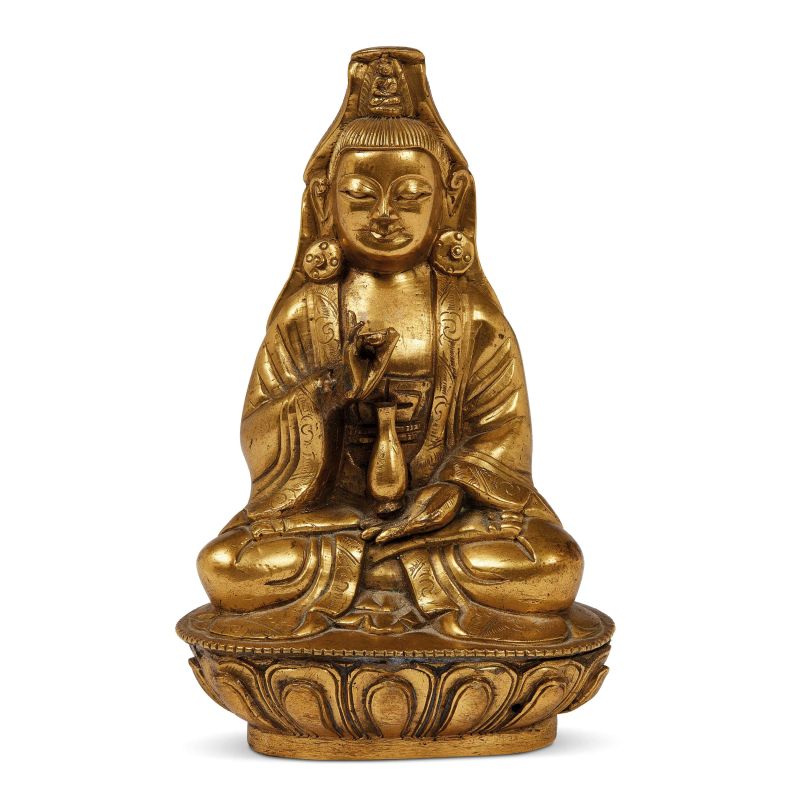 



A SCULPTURE OF GUANYIN, CHINA, QING DYNASTY, 18TH/19TH CENTURY  - Auction Asian Art | 东方艺术 - Pandolfini Casa d'Aste