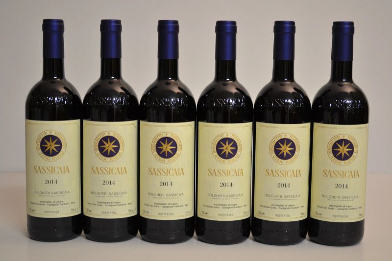 Sassicaia Tenuta San Guido 2014  - Asta Una Prestigiosa Selezione di Vini e Distillati da Collezioni Private - Pandolfini Casa d'Aste