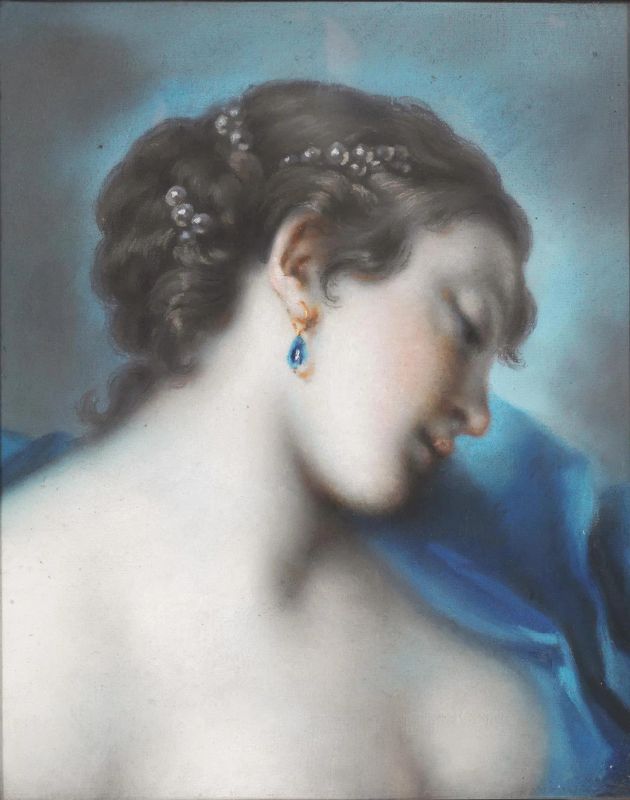 Seguace di Rosalba Carriera, sec. XVIII  - Auction Works on paper: 15th to 19th century drawings, paintings and prints - Pandolfini Casa d'Aste