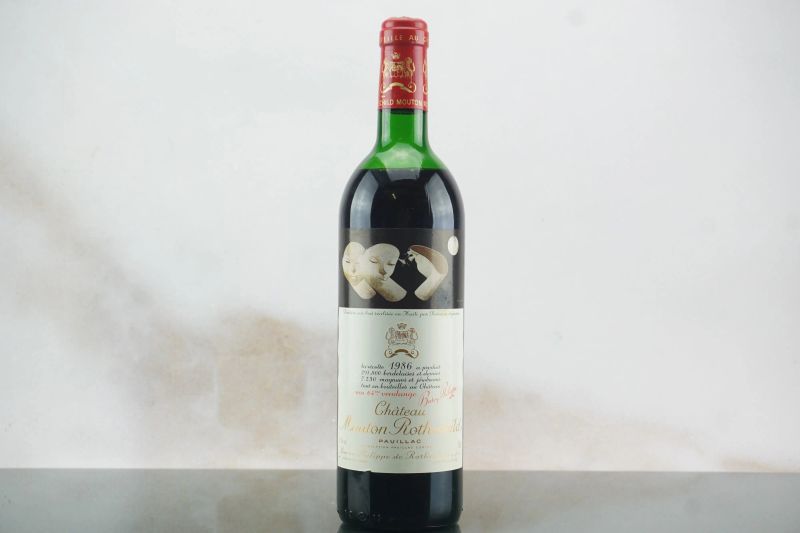 Ch&acirc;teau Mouton Rothschild 1986  - Auction LA RAFFINATEZZA DELLA COMPLESSITA' - Fine and Rare Wine - Pandolfini Casa d'Aste