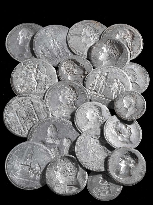 CINQUECENTOQUATTRO MATRICI IN FERRO DI MEDAGLIE FRANCESI E ITALIANE DEI SECC. XVIII-XIX  - Asta Numismatica - Pandolfini Casa d'Aste