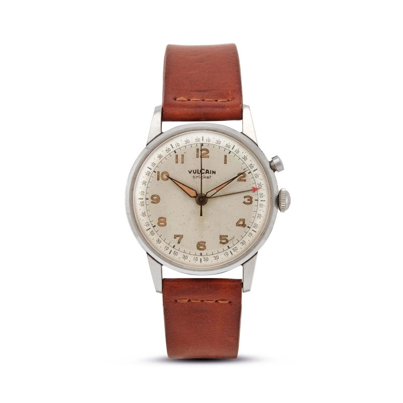 Vulcain : 



VULCAIN CRICKET OVERSIZE STAINLESS STEEL WRISTWATCH  - Auction WRISTWATCHES - Pandolfini Casa d'Aste