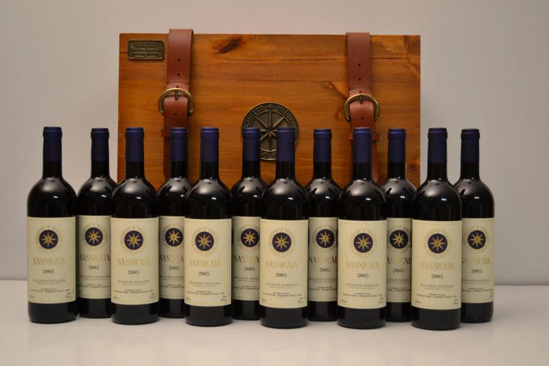 Sassicaia Tenuta San Guido 2005  - Asta Una Straordinaria Selezione di Vini Pregiati da Cantine Italiane - Pandolfini Casa d'Aste