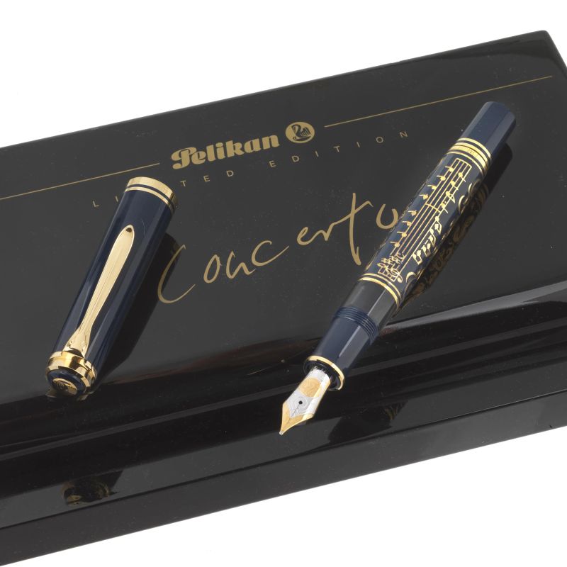 PELIKAN CONCERTO EDIZIONE LIMITATA PENNA STILOGRAFICA N. 0878/4000  - Asta ASTA A TEMPO | OROLOGI E PENNE - Pandolfini Casa d'Aste