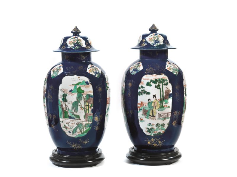 COPPIA DI VASI, CINA, SEC. XIX  - Auction Asian Art - Pandolfini Casa d'Aste