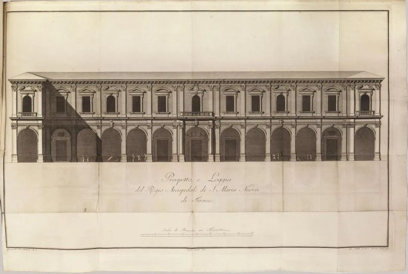 (Medicina &ndash; Architettura &ndash; Illustrati 700) CHIARUGI, Vincenzo (1759-1820). Regolamento dei regi spedali di Santa Maria Nuova e di Bonifazio. Firenze, per Gaetano Cambiagi stampatore granducale, 1789.  - Asta Stampe e disegni antichi e moderni-Libri Antichi - Pandolfini Casa d'Aste