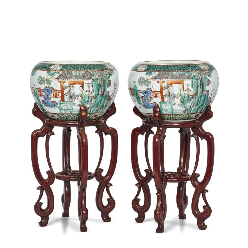 TWO GARDENERS, CHINA, QING DYNASTY, 19TH-20TH CENTURY  - Auction Asian Art  东方艺术 - Pandolfini Casa d'Aste