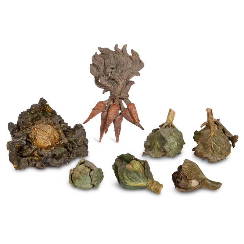 



ASSORTIMENTO DI ORTAGGI, NAPOLI, SECOLO XIX  - Asta PASTORI DA PRESEPE NAPOLETANI - Pandolfini Casa d'Aste