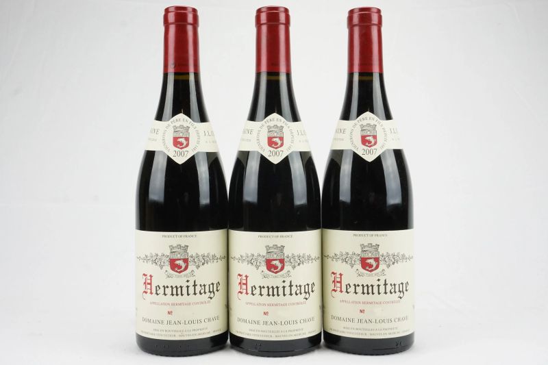      Hermitage Domaine Jean-Louis Chave 2007   - Auction Il Fascino e l'Eleganza - A journey through the best Italian and French Wines - Pandolfini Casa d'Aste