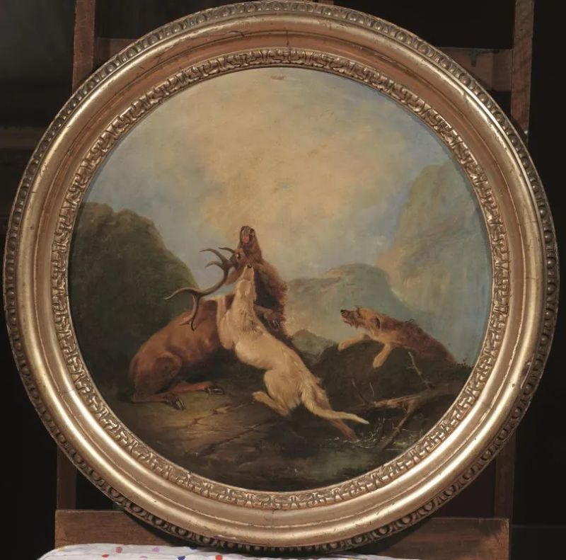 Scuola nordeuropea, sec. XIX  - Auction 19th century Paintings - II - Pandolfini Casa d'Aste