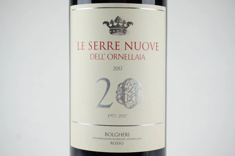 Le Serre Nuove Ornellaia 2017  - Auction ONLINE AUCTION | Smart Wine - Pandolfini Casa d'Aste