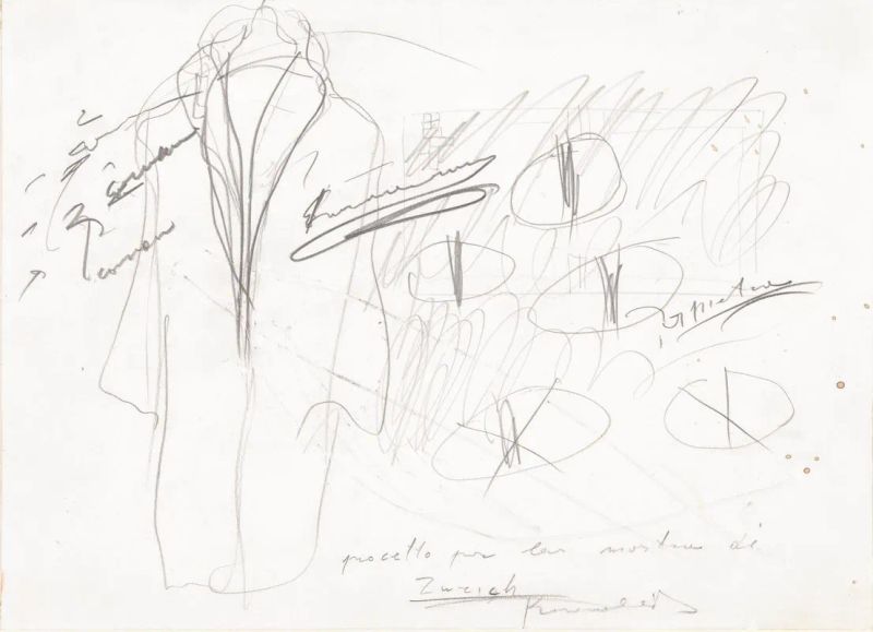 Jannis Kounellis  - Asta Arti decorative del XX secolo e Arte Contemporanea - I - Pandolfini Casa d'Aste