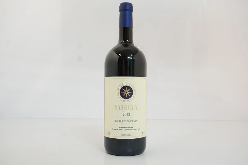      Sassicaia Tenuta San Guido 2015   - Auction Wine&Spirits - Pandolfini Casa d'Aste
